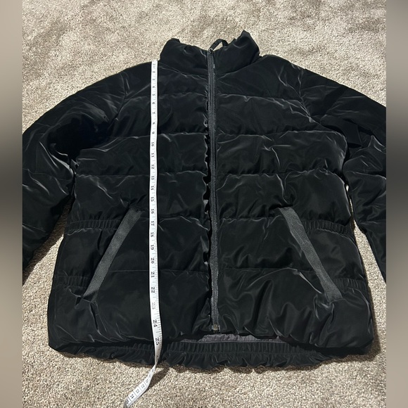 Athleta Venice Velvet Down Jacket in Black! - Picture 4 of 7